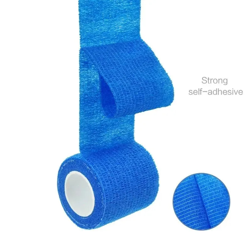 1/4/10pcs Elastic Self-Adhesive Athletic Tape Bandage 5cmx4.5m Non-Woven Universal Fit for Sports Foot Support Joint Protection