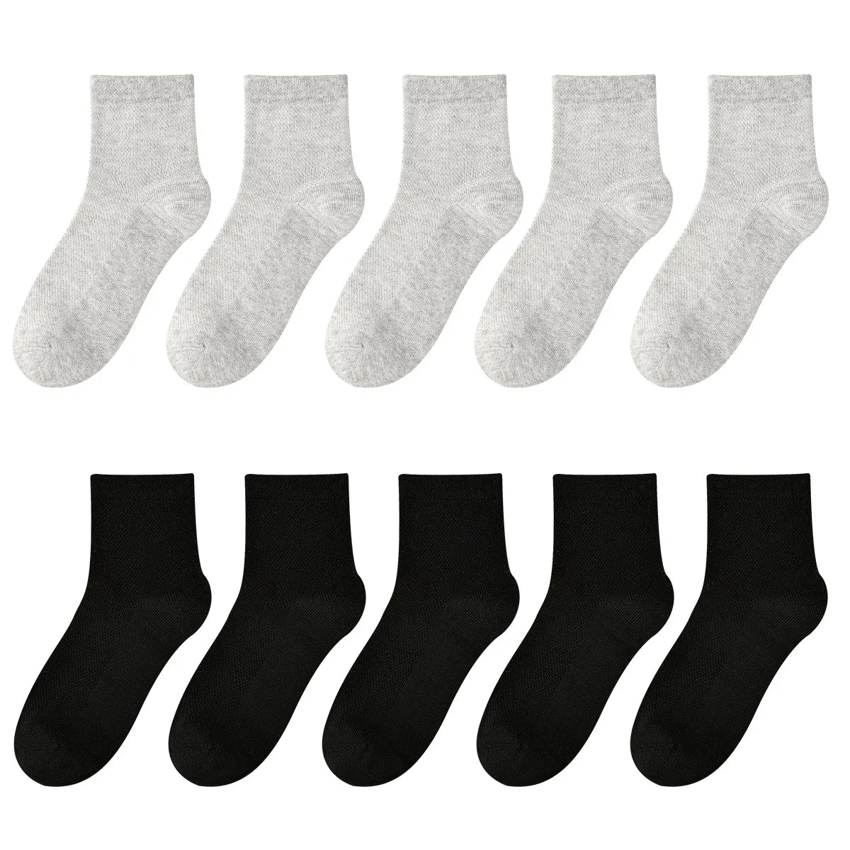 Children's Pure Cotton Mesh Boneless Summer Thin Ankle Socks OEKO-TEX Certified Safe for Kids Boys and Girls for School and Home
