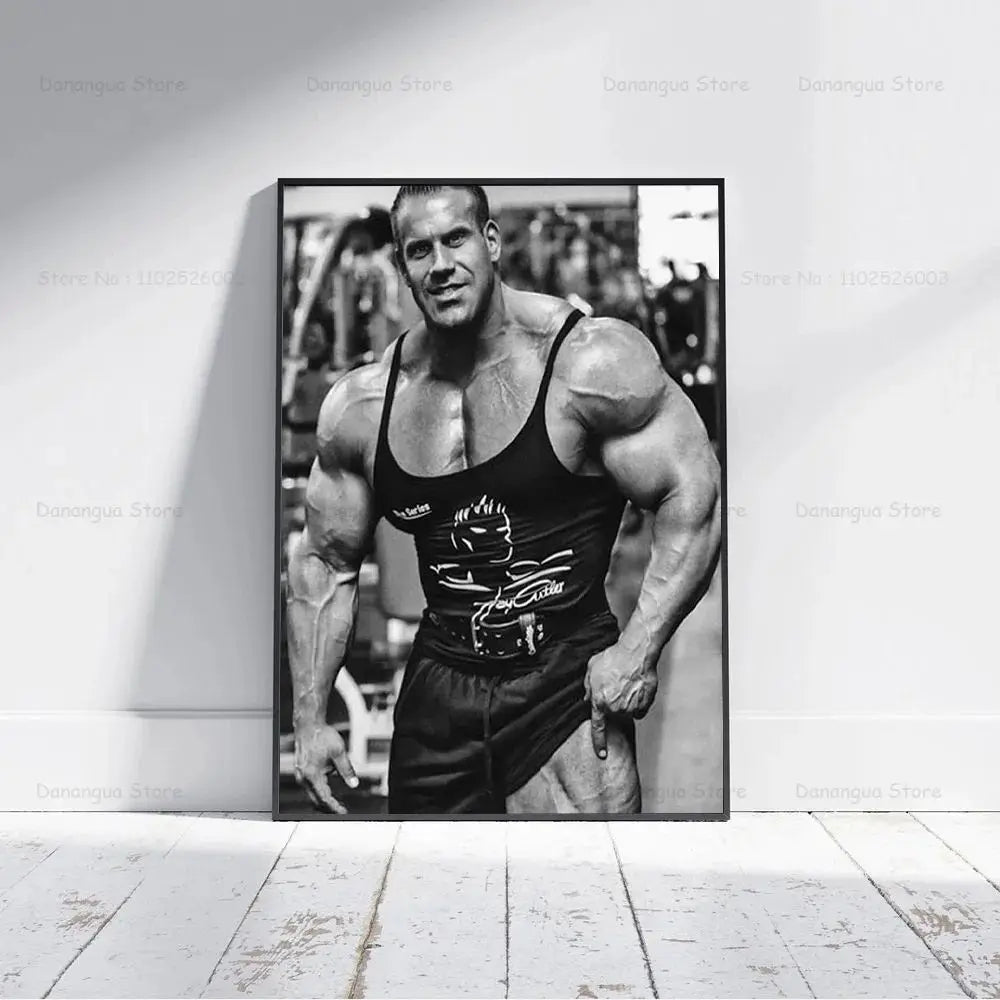 Classic Muscle GYM Star Jay Cutler Bodybuilder Poster Poster Prints Wall Art Canvas Painting Picture Photo Gift Room Home Decor