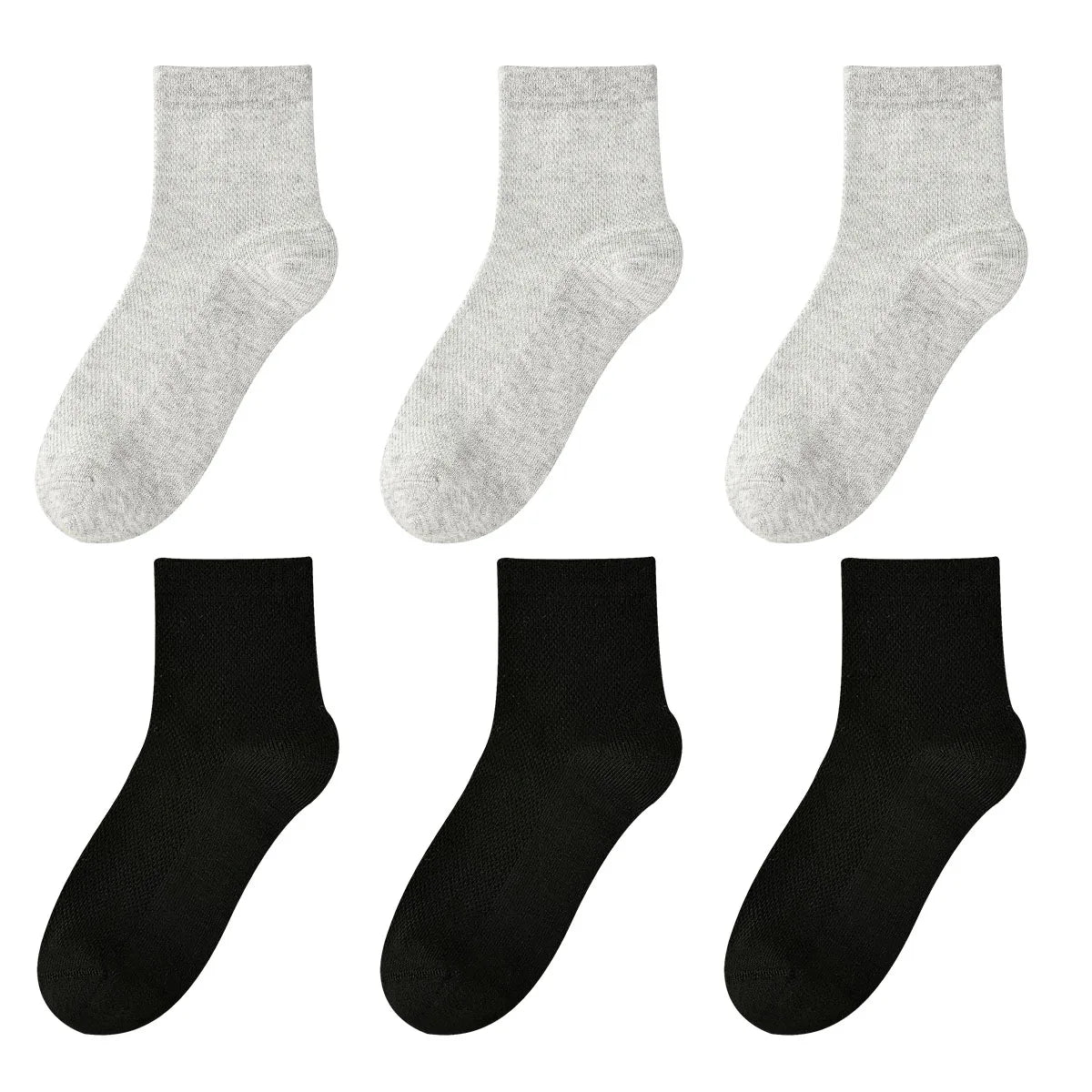 Children's Pure Cotton Mesh Boneless Summer Thin Ankle Socks OEKO-TEX Certified Safe for Kids Boys and Girls for School and Home