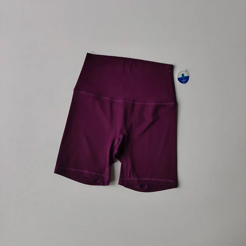 Summer Nude Shorts High Waist Seamless Yoga Shorts Scrunch Bum Gym Shorts Workout Biker Short Stretch Fitness Running Clothing