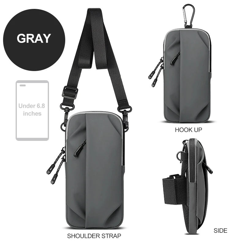 Cell Phone Armband for Running Magnetic Armband Bags for Women Mobile Phone Wrist Stand Bag for Men Running Racing Accessories