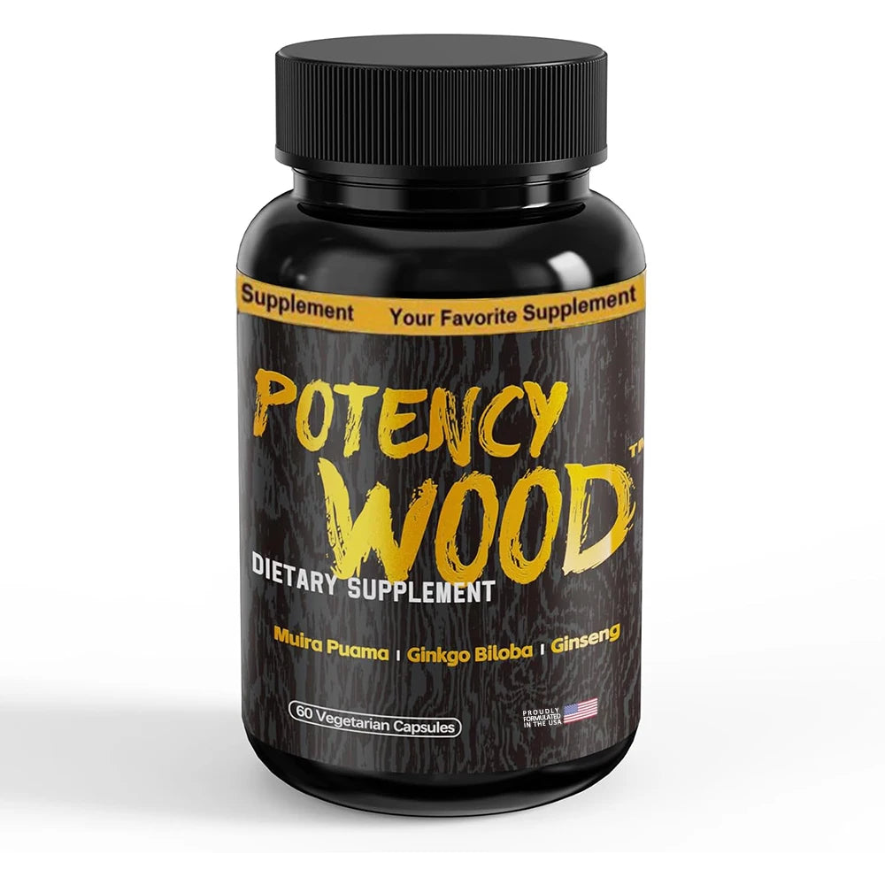 Extra Strength Male Supplement with Panax Ginseng Ashwagandha Gingko Tribulus Extract for Energy, Stamina, & Boosting Blood Flow