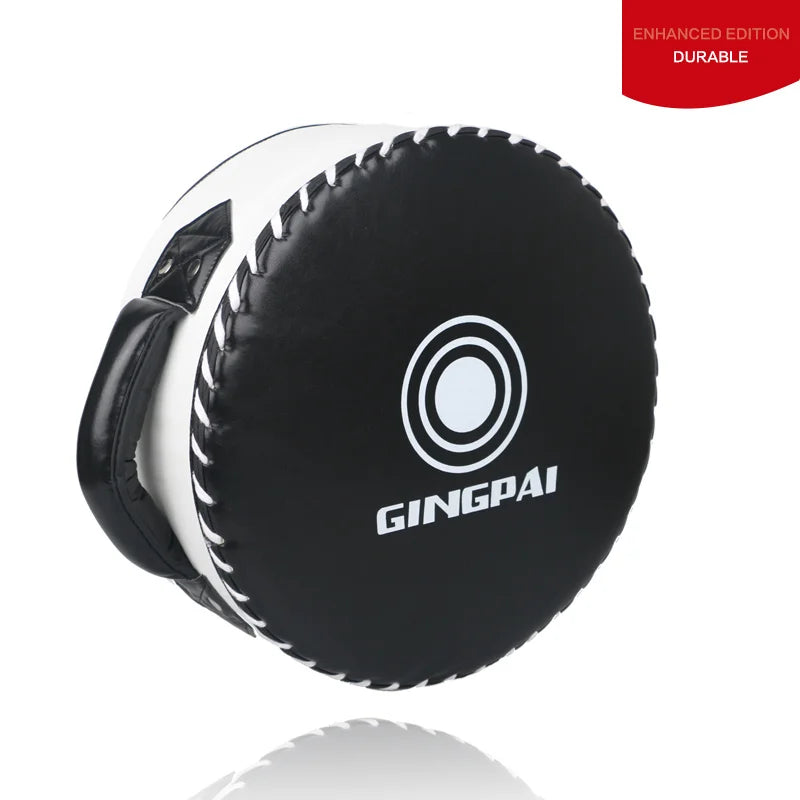 GINGPAI High Quality PU Boxer Big Round Target Shield Hand Foot Focus Mat Karate Taekwondo Kick Boxing Pads