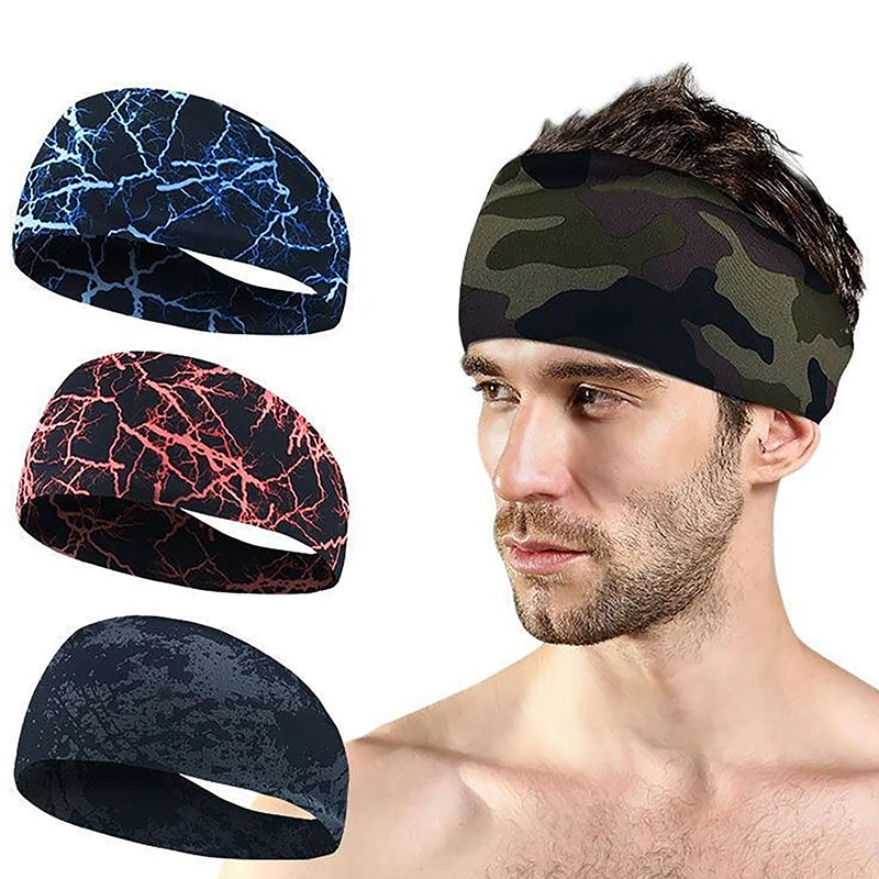1 Pc Men Fitness Sweating Guide and Anti Sweating Band Running Headband Sports Sweating Absorbing Headband Women Yoga Hair Band