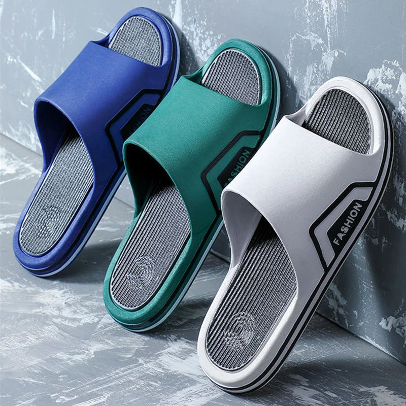 Men's Casual Sports Slides Breathable Non-slip Beach Open-toe Sandals Outdoor Summer Shoes For Men