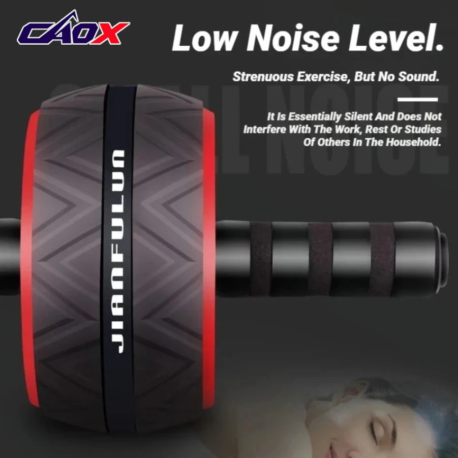 CAOX Non-Slip Ab Roller Wheel Home Gym Fitness Equipment for Men And Women Core Workout Abs Exercise Abdominal Training