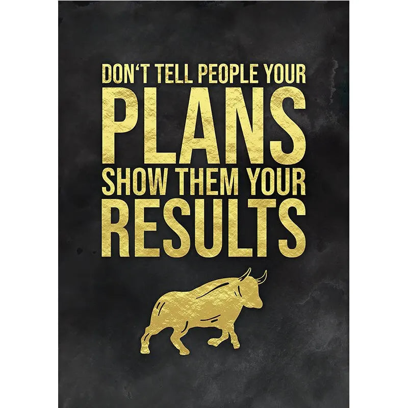 Motivational Stock Trading Canvas Art Buy The Fear Sell Greed Wall Decor for Home Office Traders Best Inspirational Posters