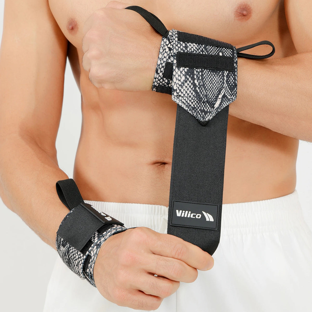 Weight Lifting Wristband Elastic Breathable Wrist Wraps Bandage Gym Fitness Weightlifting Powerlifting Wrist Brace Support Strap