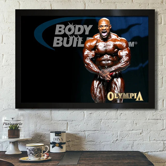 Ronnie Cullman Bodybuilder, Male Gym Muscle Fitness Champion Hot Sale, Print Art Canvas Poster, Living Room Decor, Home Picture