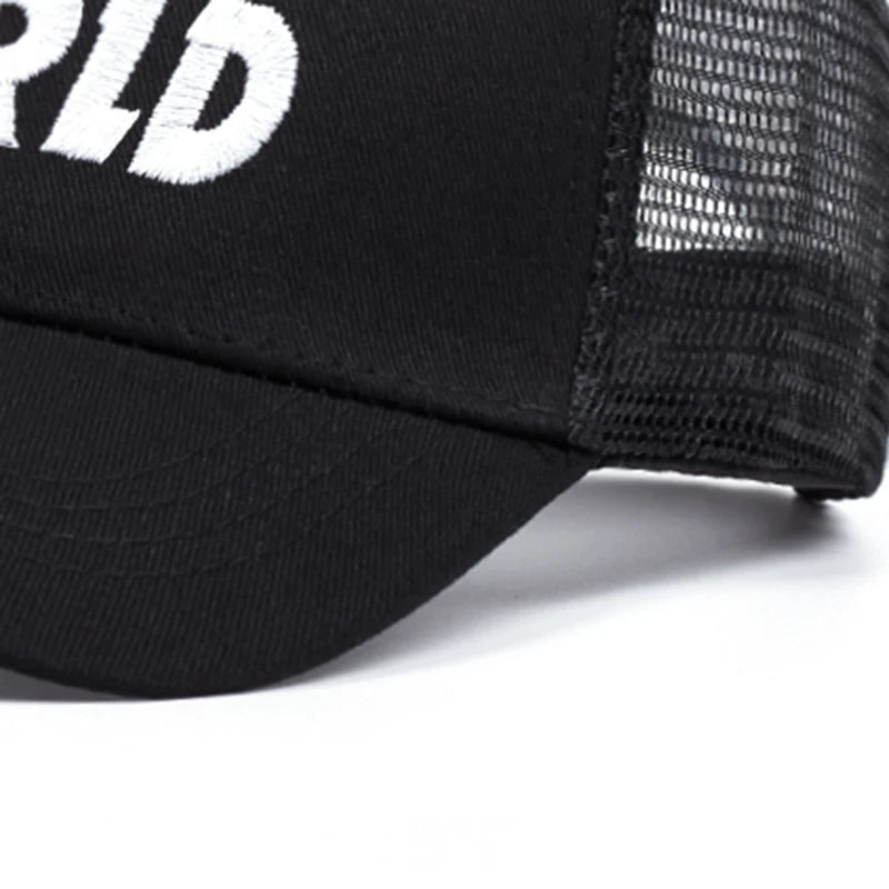 Wayne's World Embroidered baseball cap Men's and women's outdoor sports event cap American Trucker cap trend fashion