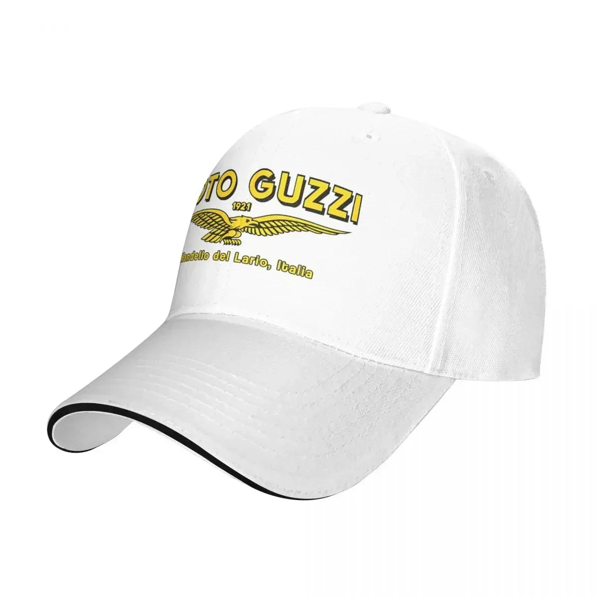 Moto Guzziz Mandello Del Lario.1921 Baseball Cap Retro Sandwich Hat for Men Women Adjustable Caps Sport