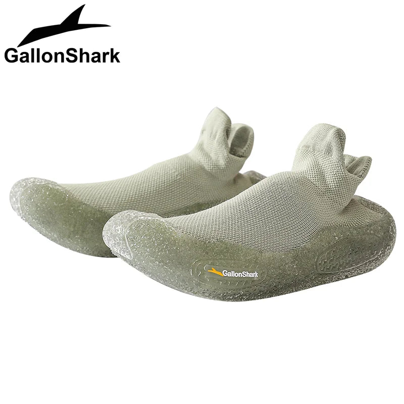 GallonShark Silent Indoor Sports Shoes and Socks Gym Ultra Lightweight Shock Absorbent Breathable Anti Slip Soft Bottom Yoga Jum
