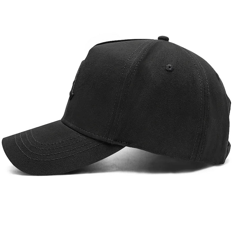 Spring and Summer High Top Baseball Cap Letter A Embroidery Dad Deep Sun Hat Big Head Man Plus Size Snapback Sports Golf Cap