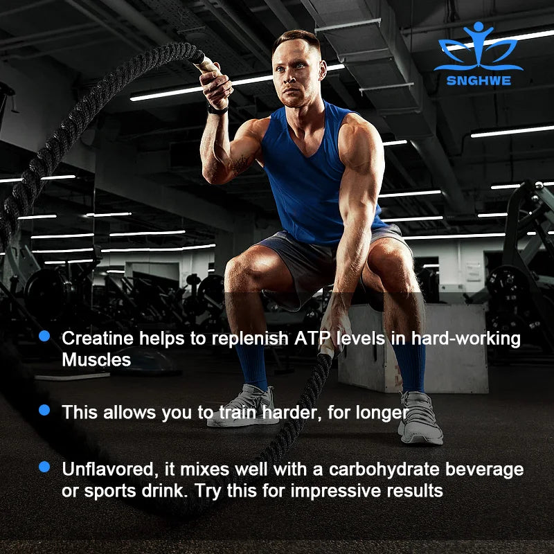 SNGHWE Creatine Monohydrate - 3000mg - Muscle, Energy, Cognition, Male And Female Recovery Support - Creatine HCI Capsules