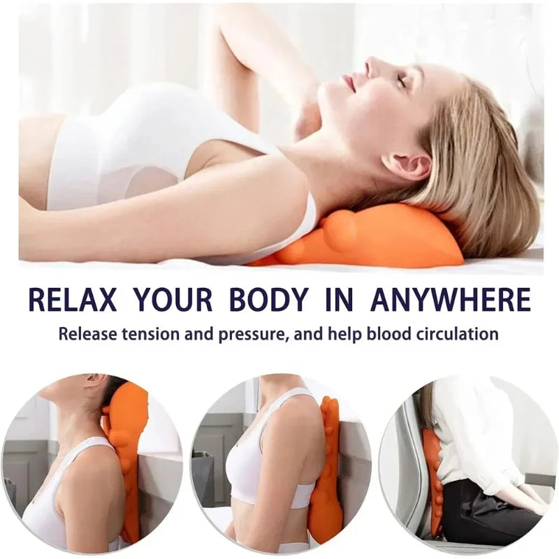 1pc Cervical Traction Device Neck Massager Cervical vertebra Shoulder Stretcher Trigger Point Massager Neck Acupressure Device