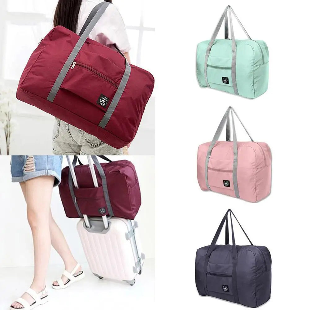 1pc Multi-functional Clothes Storage Bag Carry On Waterproof Gym Bag Foldable Travel Bags Large Capacity Fashion Travel Bag