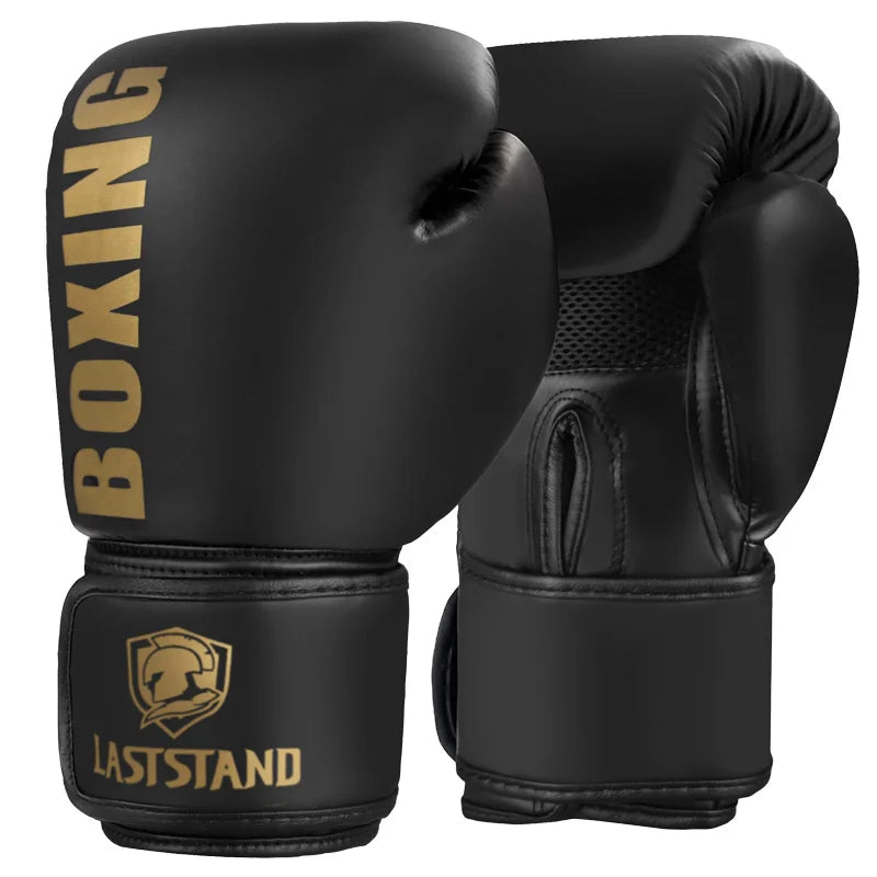 6 8 10 12oz Muay Thai Boxing Gloves For Men Women PU Leather Training Glove for Fighting Kickboxing Mixed Martial Arts
