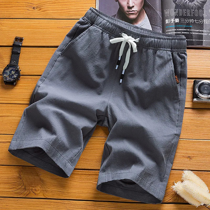 2026 New Summer Men'S Casual Shorts Beach Pants Running Sport Straight Short Pants Male Thin Sweatpant Leisure Loose Shorts