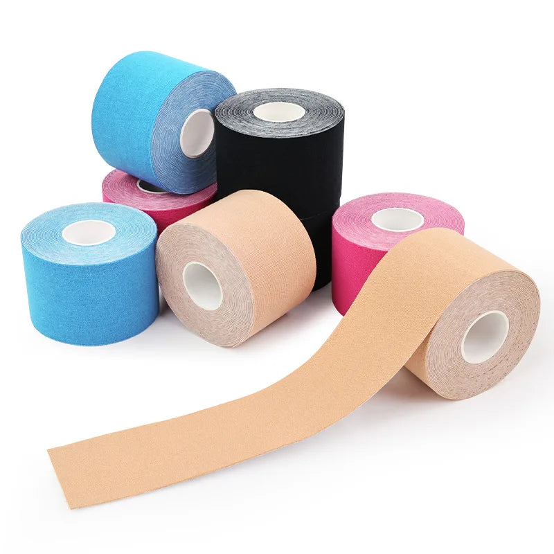 5M Kinesiology Tape Athletic Elastoplast Sport Muscle Patch Recovery Strapping Gym Waterproof Muscle Strain Injury Ease Bandage