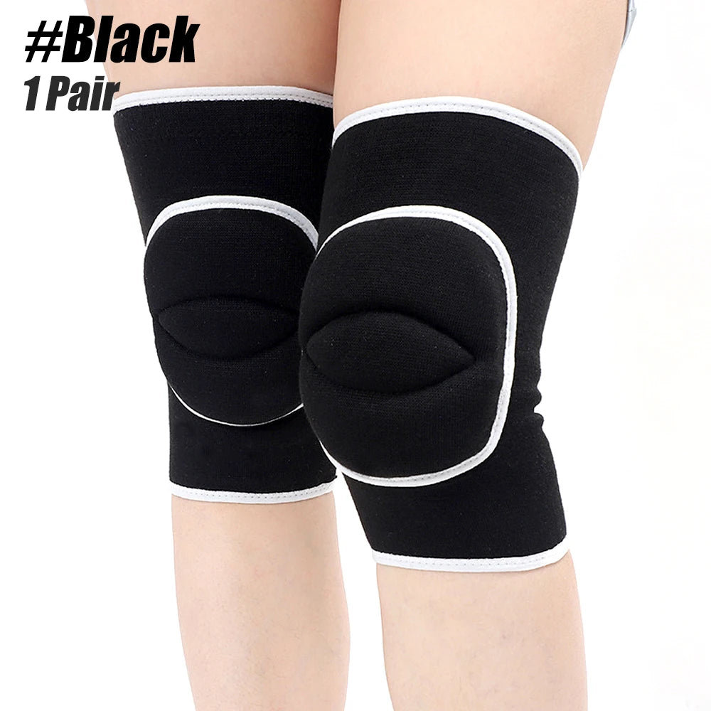 1Pair Sports Knee Pads for Dancers, Soft Knee Protective Knee Brace for Volleyball Football Dance Tennis Running Cycling Workout