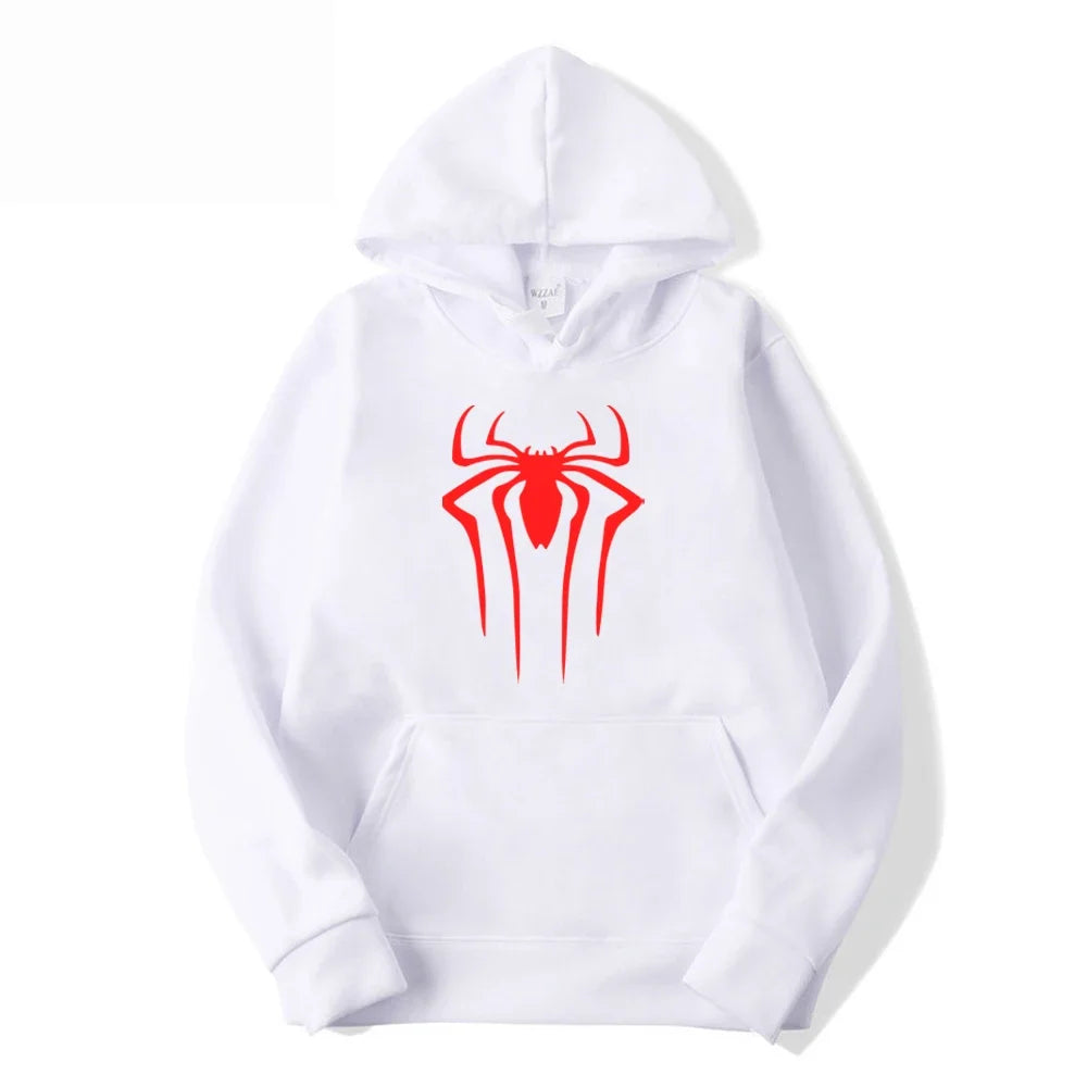 Latest Fashion Men's and Women's Hoodies, Casual Hoodies, Unisex, Trendy Printed Spider Pattern Hoodies