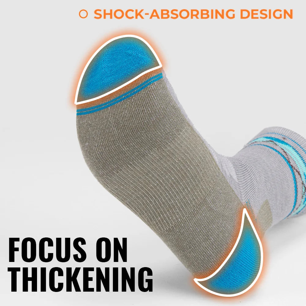 WRELS 1/2/3pairs Merino Wool Socks Thermal Warm Winter High Elastic Thick Hiking Socks Moisture Absorption Wool Sports Socks