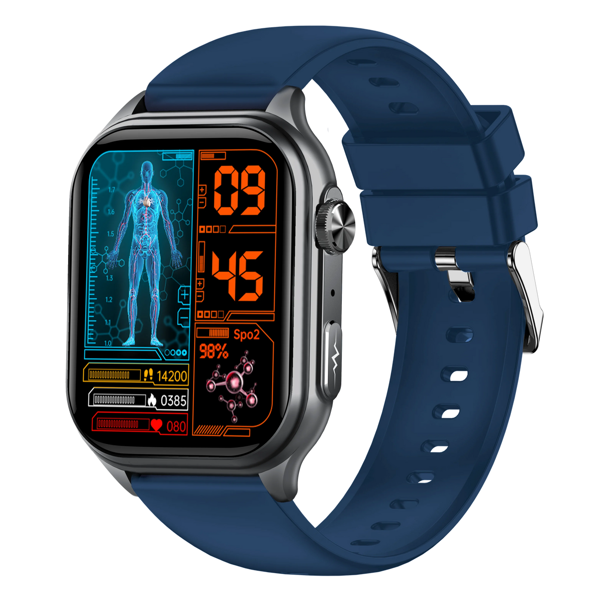 GE500 Nano SIM Card 4G B1 B3 B5 B8 HD Calling for Calling ECG SmartHealth Management Watch Leather Answer Calls Fitness Tracker