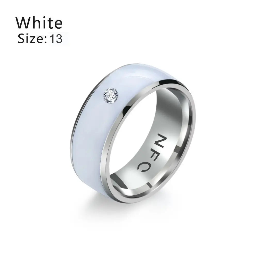 Fashion Technology Android Phone Equipment Smart Intelligent NFC Finger Ring Wearable Connect