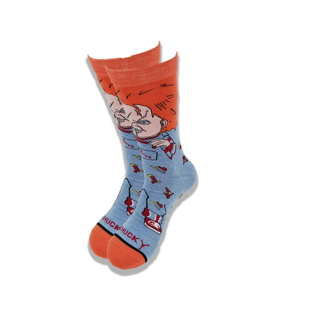 Cartoon and Animation fFashion Trend Men and Women Socks Autumn and Winter Street Style Middle Tub