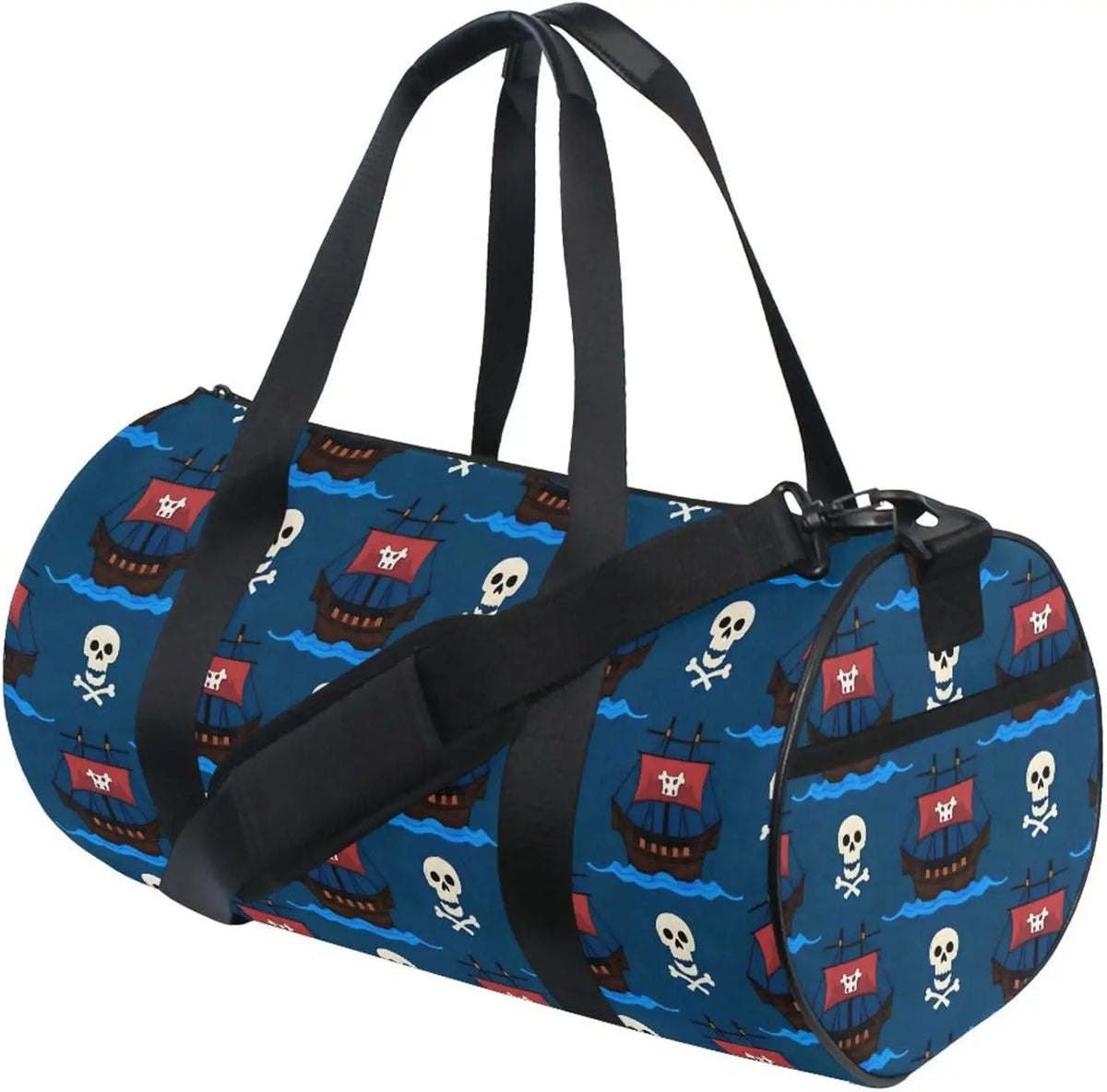 Sports Duffel Bags Gothic Skull Butterfly Athletic Gym Bag Overnight Workout Travel Tote Luggage for Men Women Yoga