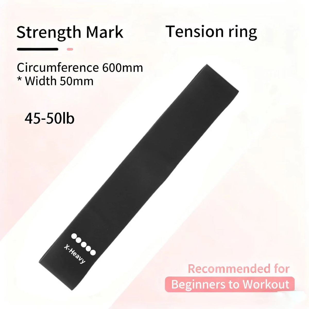 1PCHigh Elasticity TPE Tensile Band, Resistance Band, Yoga Fitness Band, Stretching Band, Multifunctional Hip Loop, Elastic Ring