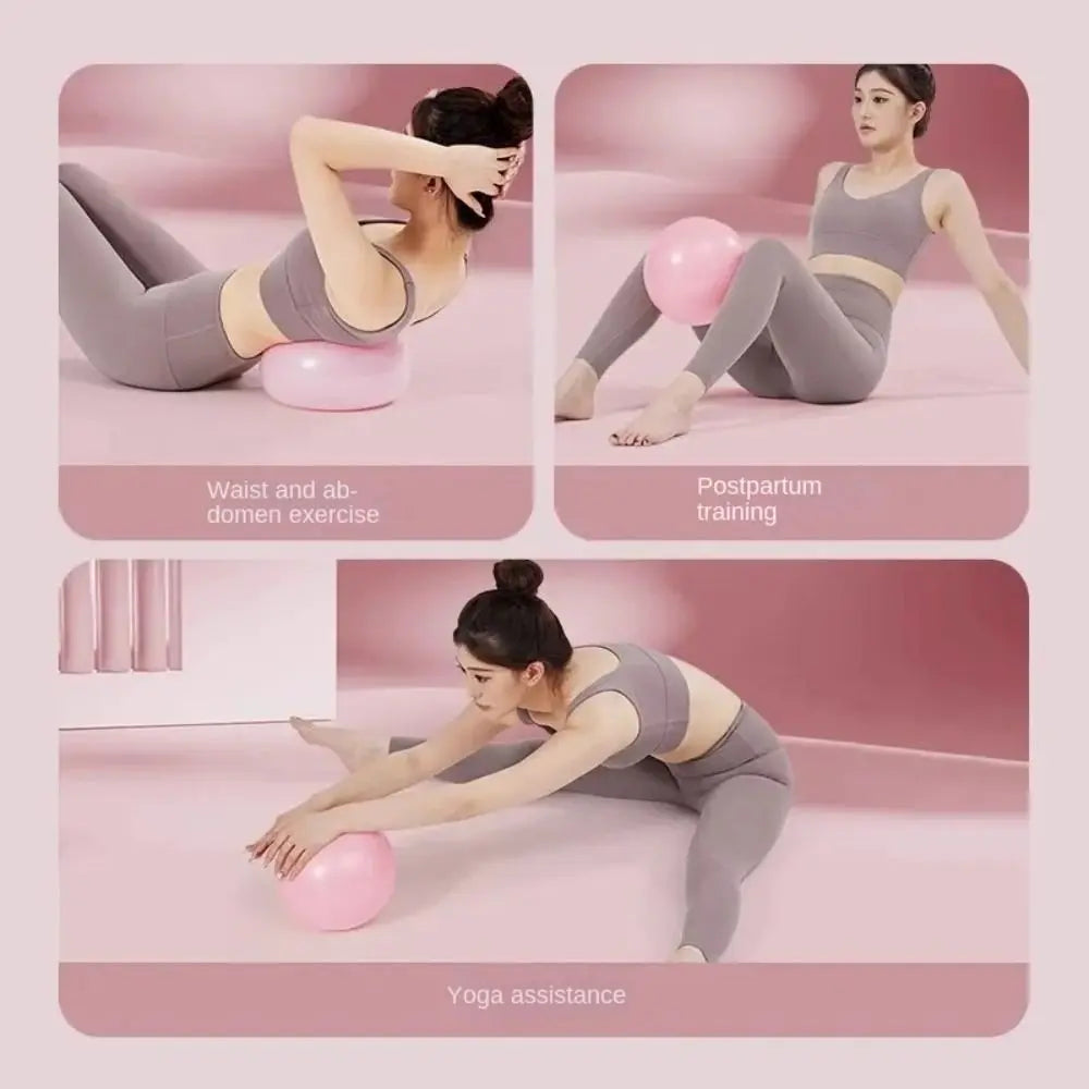 Balance Ball PVC Yoga Ball Mini Exercise Anti Burst Yoga Fitness Ball Physical Therapy Thickened Fitness Pilates Ball Home Gym
