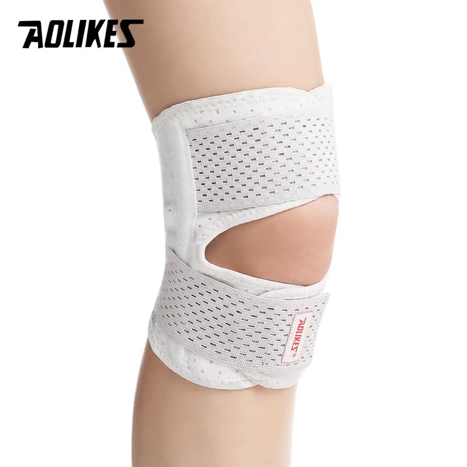 AOLIKES 1PC Knee Brace with Side Stabilizers Relieve Meniscus Tear Knee Pain Joint Pain Relief Adjustable Knee Support Knee Pads
