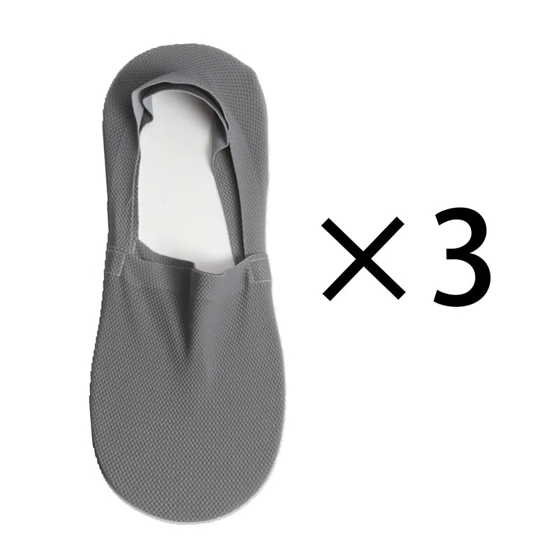 3Pair / Lot 100% Cotton Men Boat Socks Fashion Summer Thin Invisible Sock Breathable Soft Casual Sox High Quality Elastic Sokken