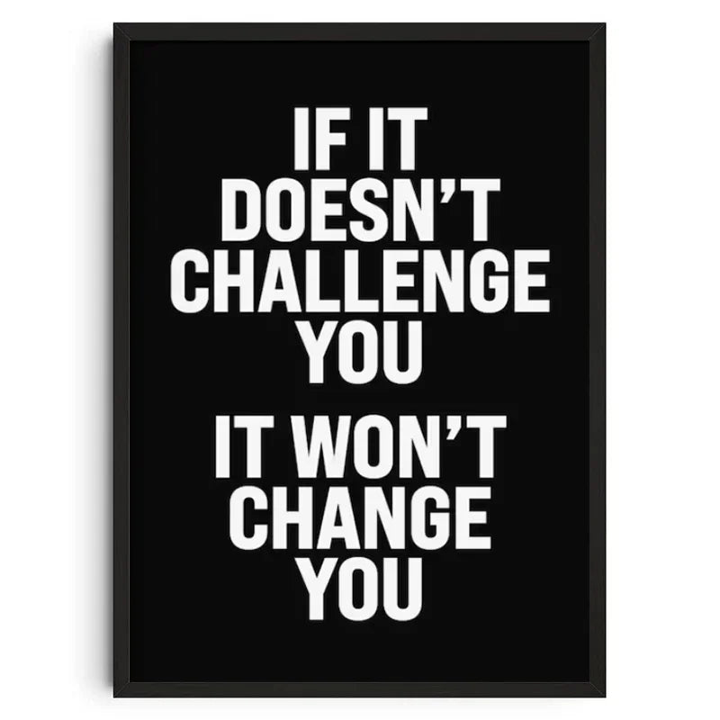 Gym Wall Art Poster Gym Inspirational Poster Home Gym Wall Decoration Gym Slogan Canvas Printing Decorative Painting Frameless