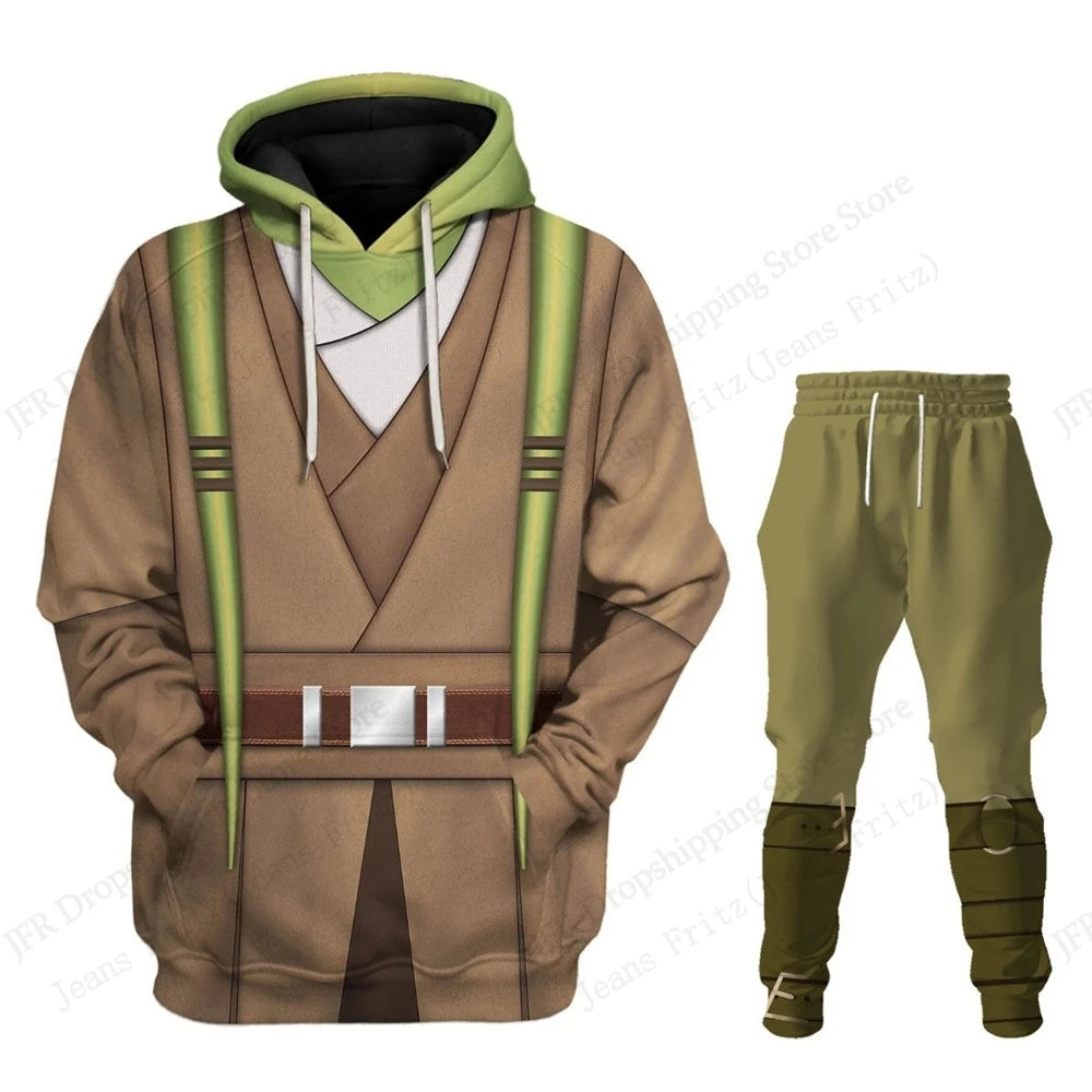 Two Piece Hoodie Pant Sets Anime Movie Armor 3d Print Sets Men Women Fashion Hoodie+Pant 2 Piece Suit Run Sports Tracksuit New