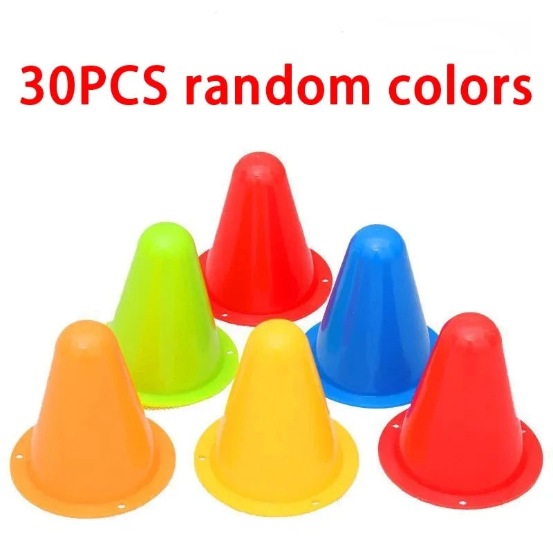 30PCS Road Signs Obstacles Cone Roller Skating Training Obstacles Surrounding Zhuang Roller Skating Shoes Obstacle Stakes Props