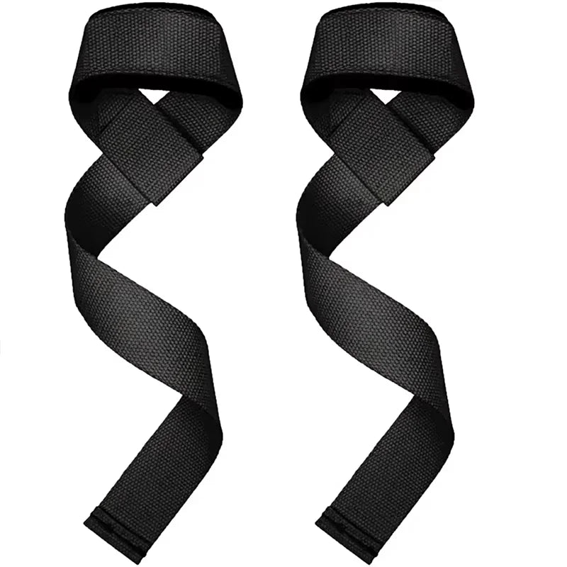 2PCS Weightlifting Straps Lifting Wrist Straps Strength Training Deadlifts Crossfit Hand Grips Wrist Support