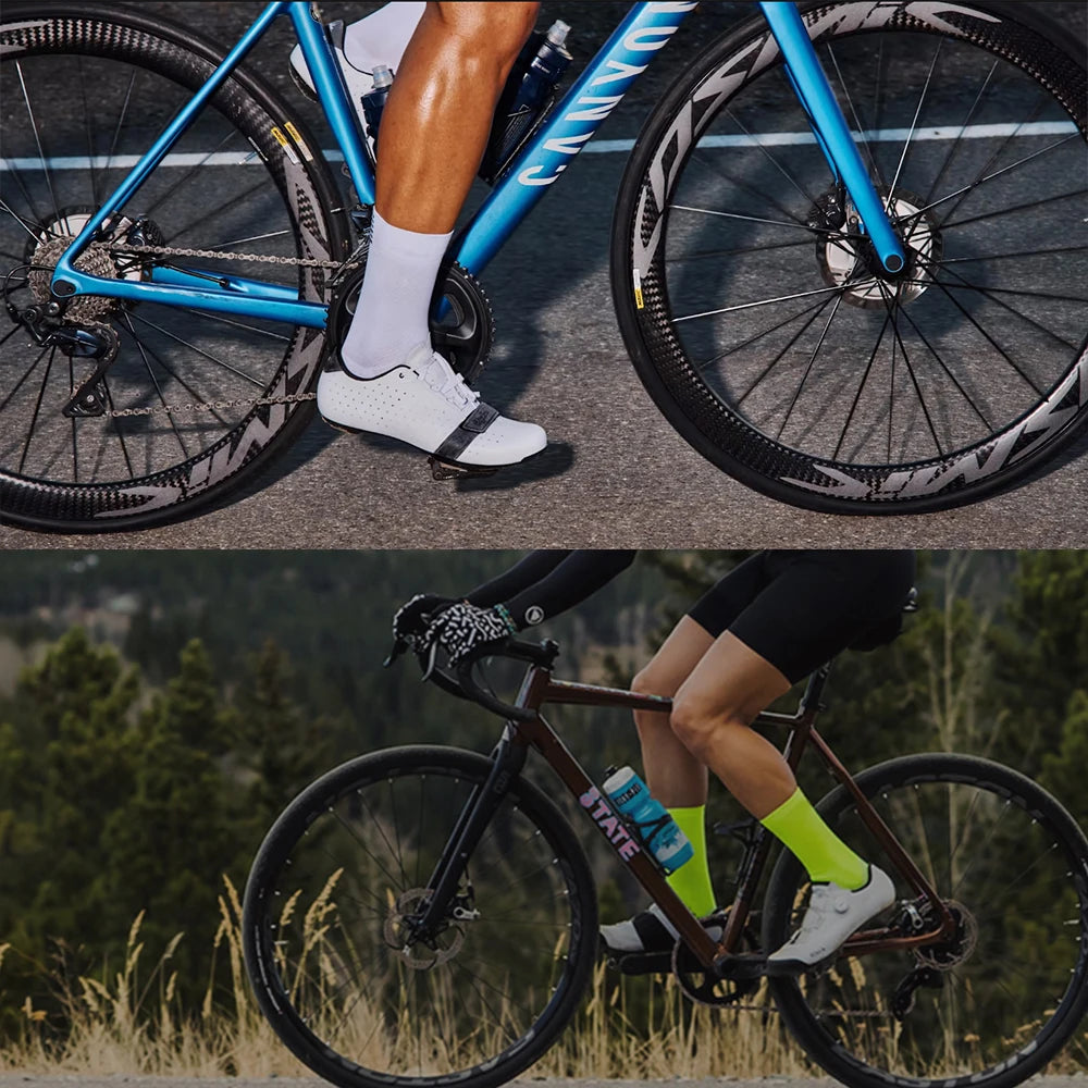 2 Pairs Men Women Cycling Socks Professional MTB Bike Socks Breathable Bicycle Socks Outdoor Sportswear Racing Socks
