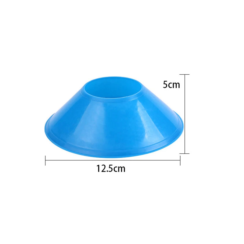10pcs Mini Soccer Cones Durable Soccer Training Discs Cone Set Football Training Equipment For Kid Adults Disc Cones