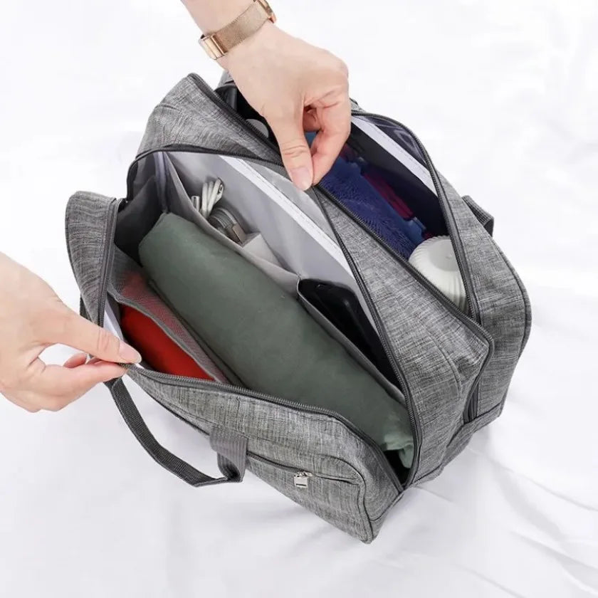 Dry Wet Separation Swim Bag Large Capacity Swimming Organizer Pouch for Travel Beach Gym Bathroom Storage