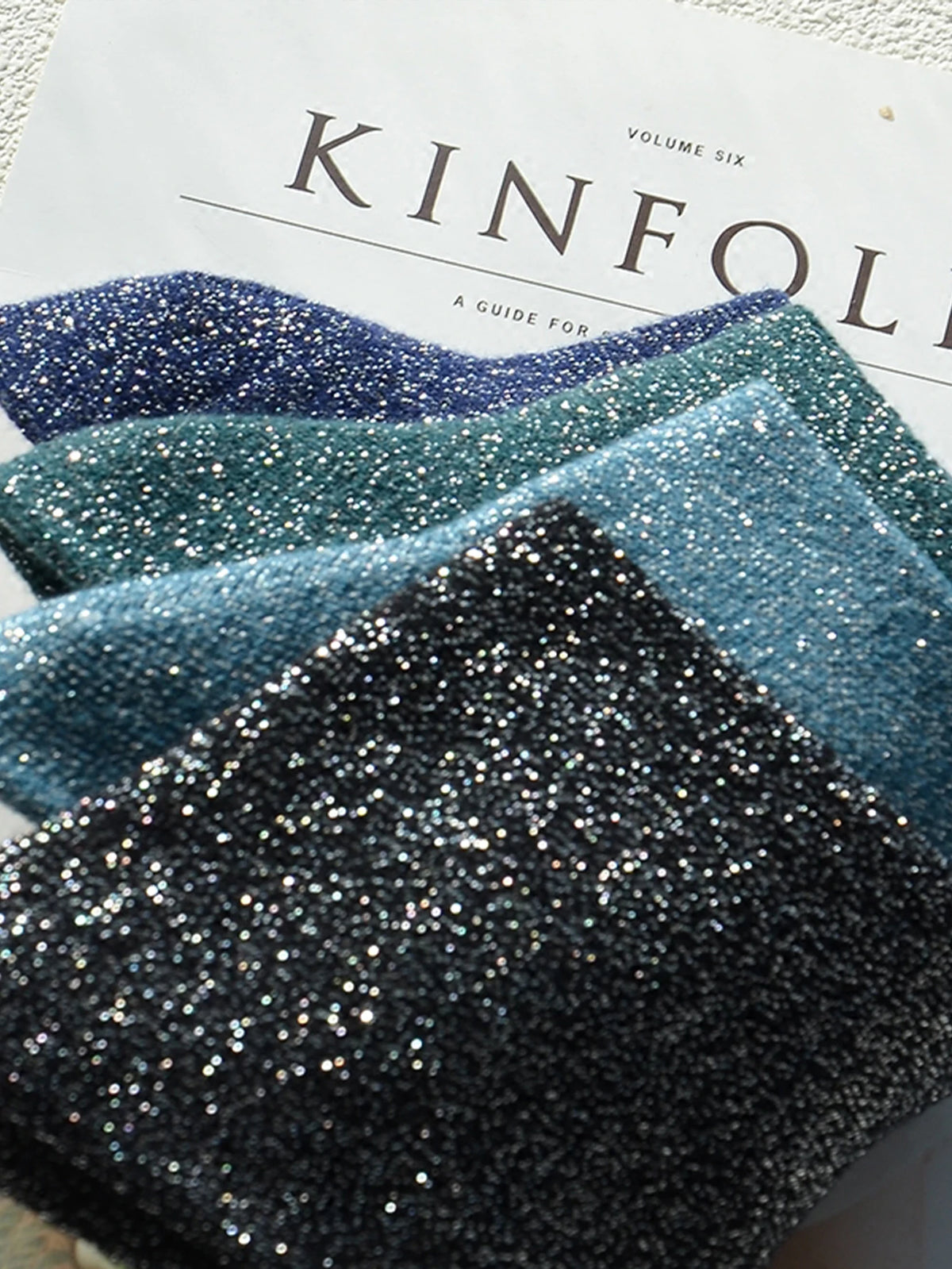 3/5/10/15 Pairs Random Solid Color Glitter Crew Socks ,Random Solid Color Glitter Crew Socks , Comfortable & Versatile for Women