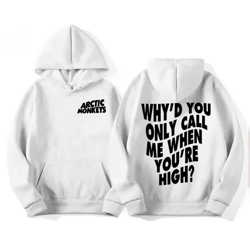 Arctic Monkeys Hip-hop Singer New Hoodies Singer Graphic Printing Sweatshirts for Fans Long Sleeve Men Women Clothing Hoodies