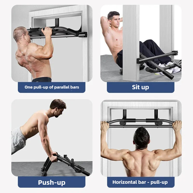 Door Frame Pull-up Bar Wall Mounted Door Pull-up Bar Pull-up Bar Multi-purpose Push-up Bar Indoor Home Gym Equipment