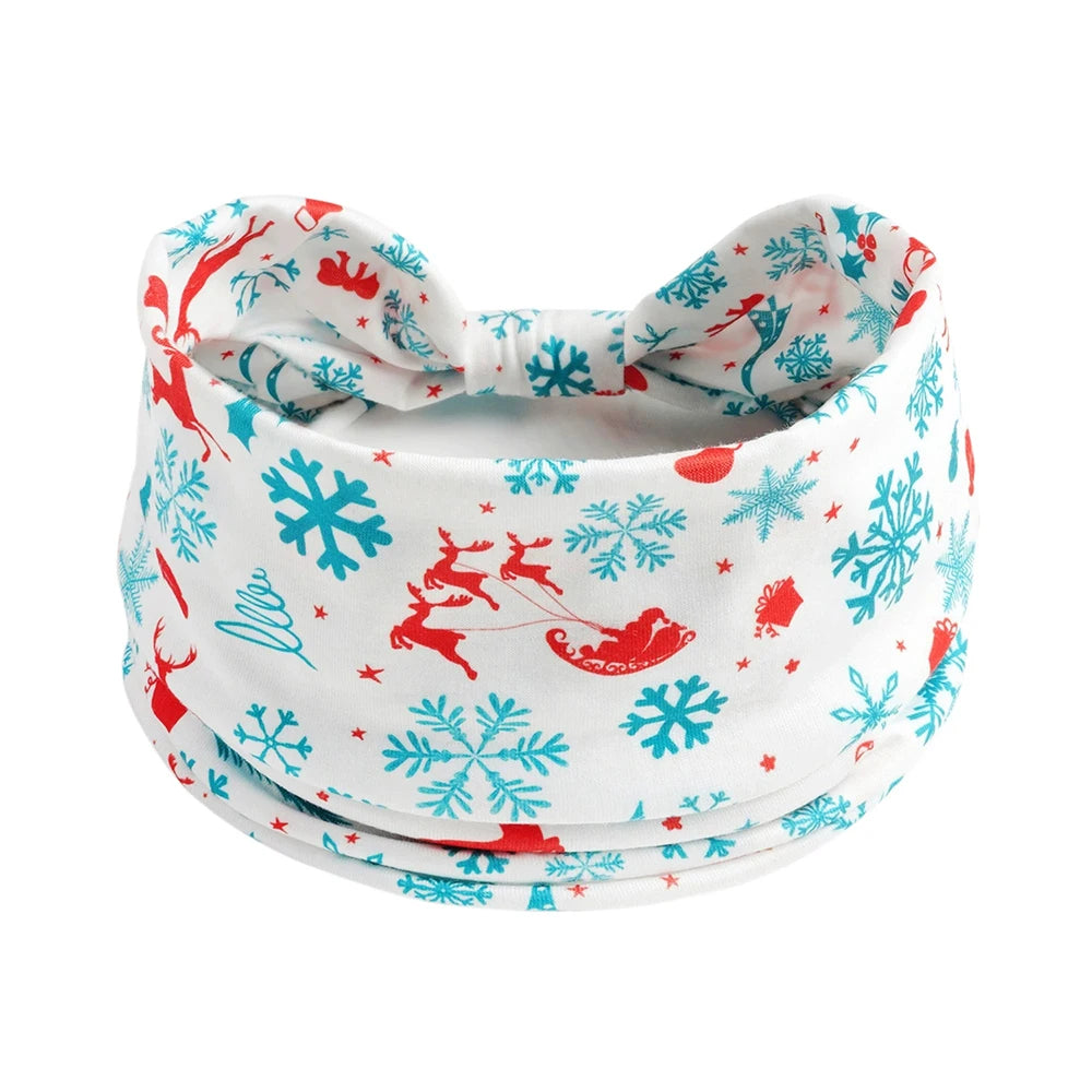 Halloween Party Headband Turban Headband Sport Hair Band Pumpkin Ghost Skull Print Hair Accessories Halloween Costume Party