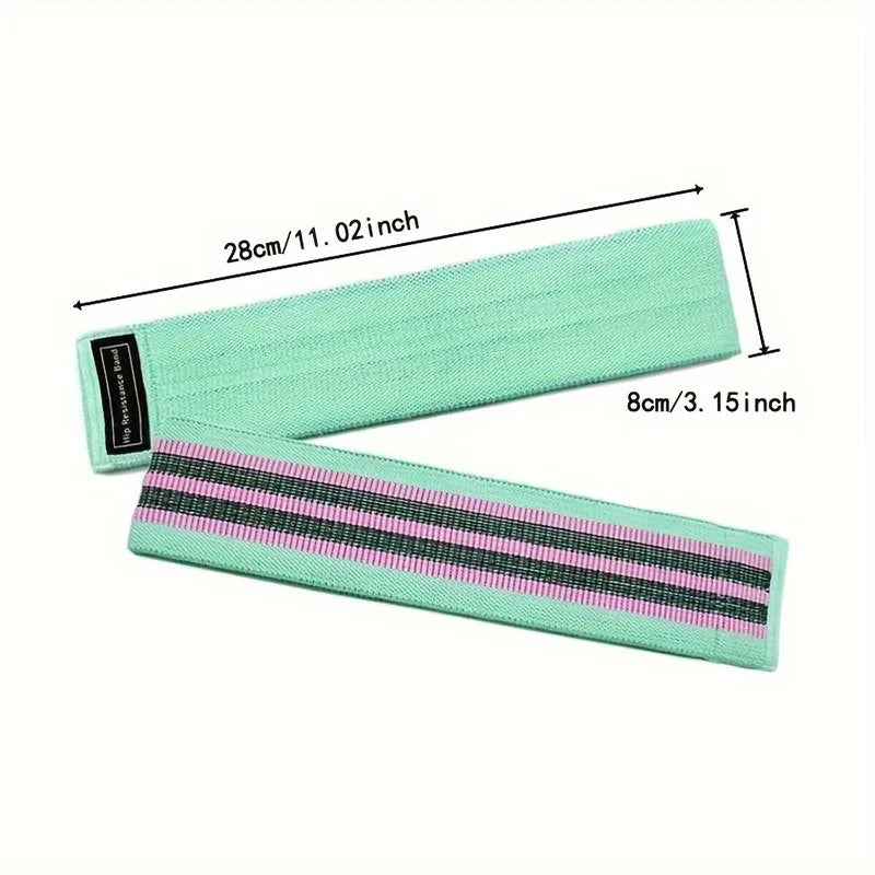 3Pcs Fabric Resistance Hip Booty Bands Glute Thigh Elastic Workout Squat Circle Stretch Fitness Strips Loops Yoga Gym Equipment