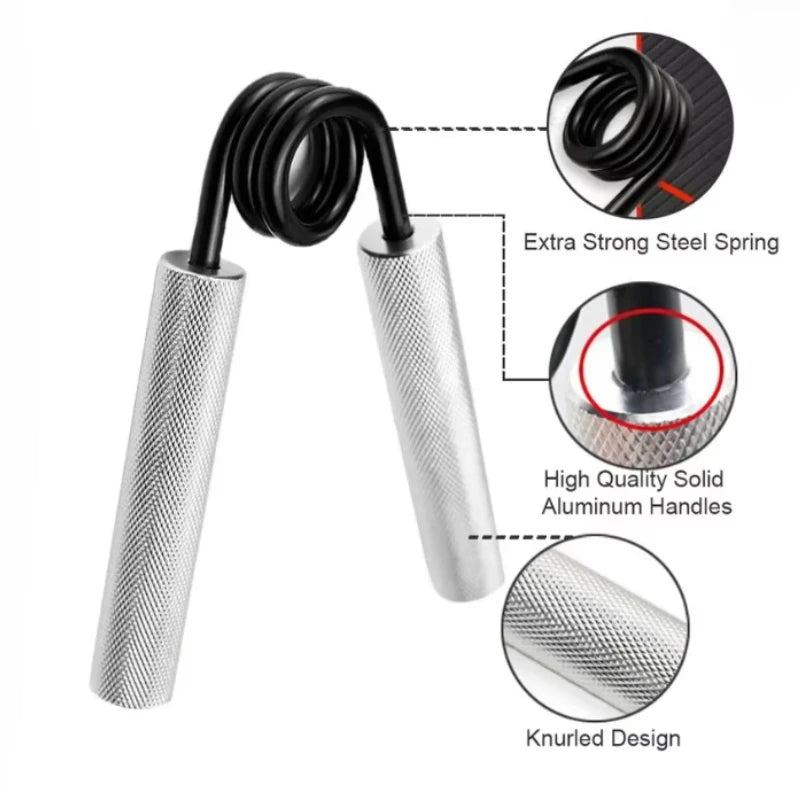 Type A Metal Hand Grip Device for Muscle Recovery Fingertip Rehabilitation Wrist Grip Device with Aluminum Handle
