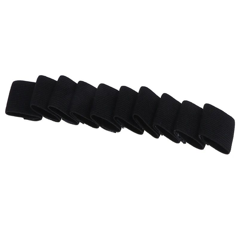 10Pcs Finger Protector Sleeves Stretchy Basketball Volleyball Finger Brace Thumb Support Arthritis Sports Aid Straight Wrap