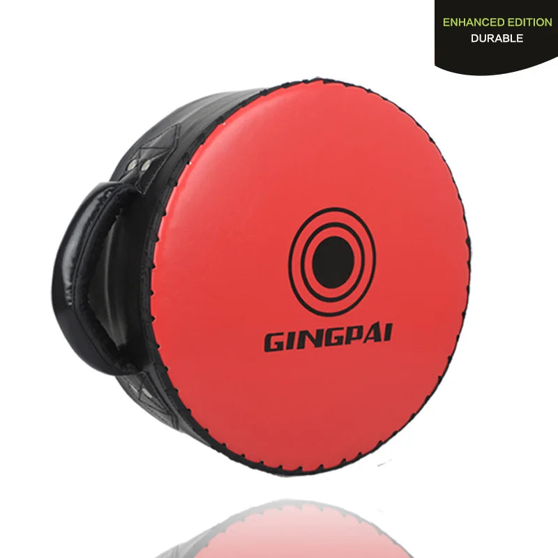 GINGPAI High Quality PU Boxer Big Round Target Shield Hand Foot Focus Mat Karate Taekwondo Kick Boxing Pads